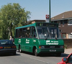 1801 passes Swanley Garage, June 2002