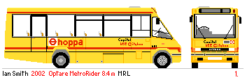 Optare MRL drawing: Capital Citybus
