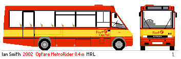 Optare MRL drawing: First Capital