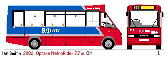 Optare OM drawing: R&I