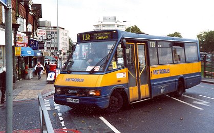 Metrobus MetroRider 904 in Catford, September 2000.