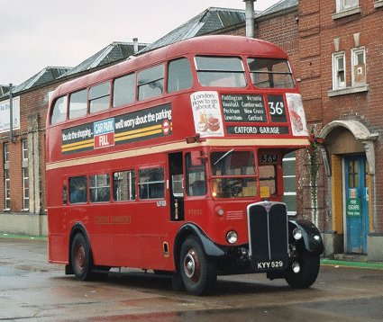 RT1702 on Catford Garage forecourt