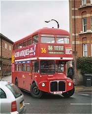 RM436 sets off from New Cross on 36